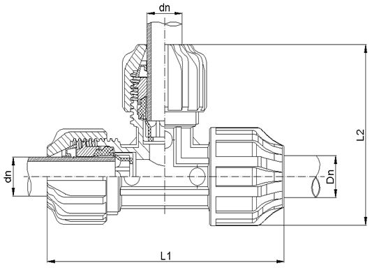 Transition Tee diagram